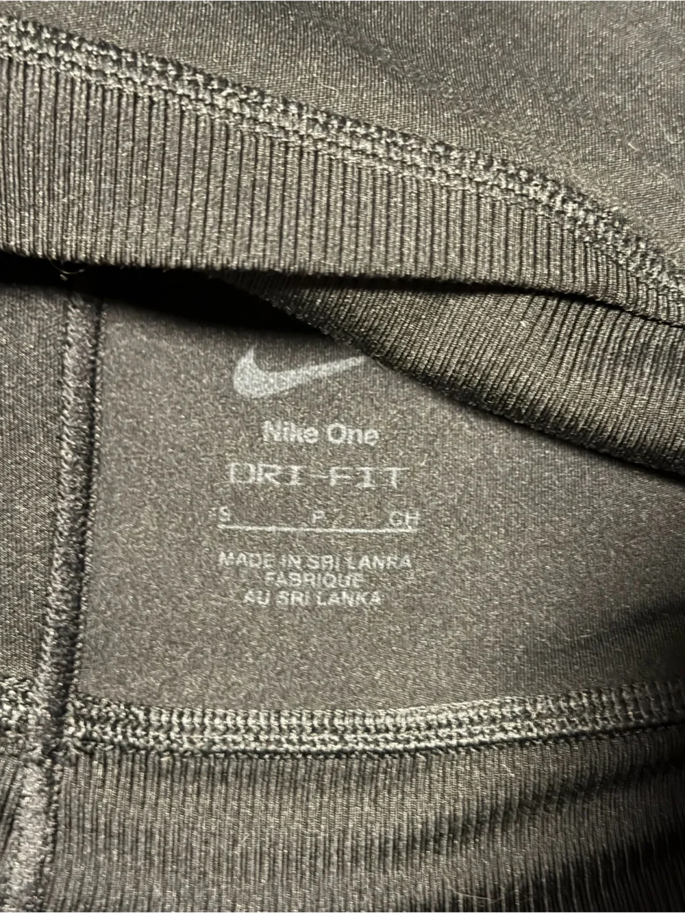 Nike Dri Fit Black Athletic Sports Bra/Crop